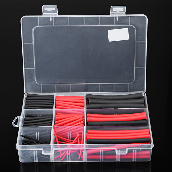 270 Pcs Heat Shrink Wrap Wire Tube Cable Tubing Dual Wall Adhesive Lined 3:1 Set