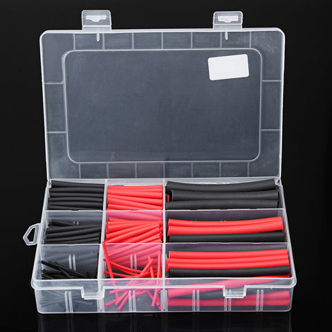 270 Pcs Heat Shrink Wrap Wire Tube Cable Tubing Dual Wall Adhesive Lined 3:1 Set