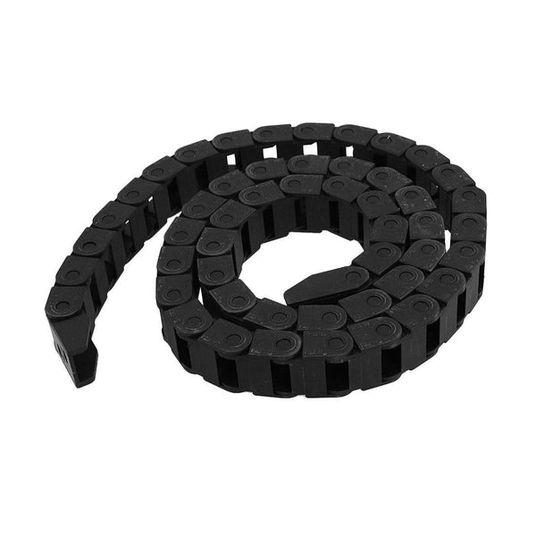 10 x 20 mm Black Plastic Drag Chain Cable Carrier For CNC Router Mill 3D Printer