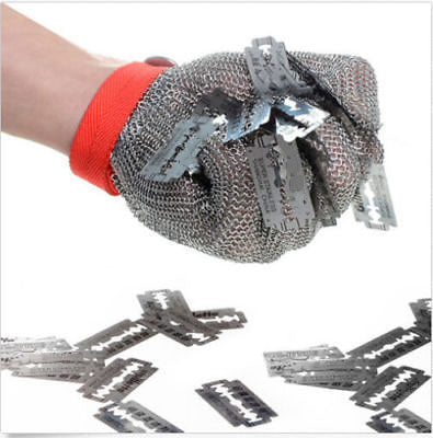 Grade 5 Safety Cut Proof Stab Resistant Stainless Steel Wire Metal Mesh Glove