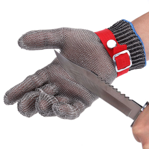 Grade 5 Safety Cut Proof Stab Resistant Stainless Steel Wire Metal Mesh Glove