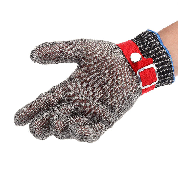 Grade 5 Safety Cut Proof Stab Resistant Stainless Steel Wire Metal Mesh Glove