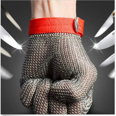 Grade 5 Safety Cut Proof Stab Resistant Stainless Steel Wire Metal Mesh Glove