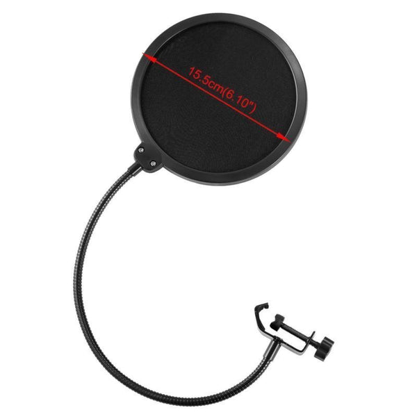 Studio Recording Condenser Microphone with Mic Suspension Arm Stand Shock Mount