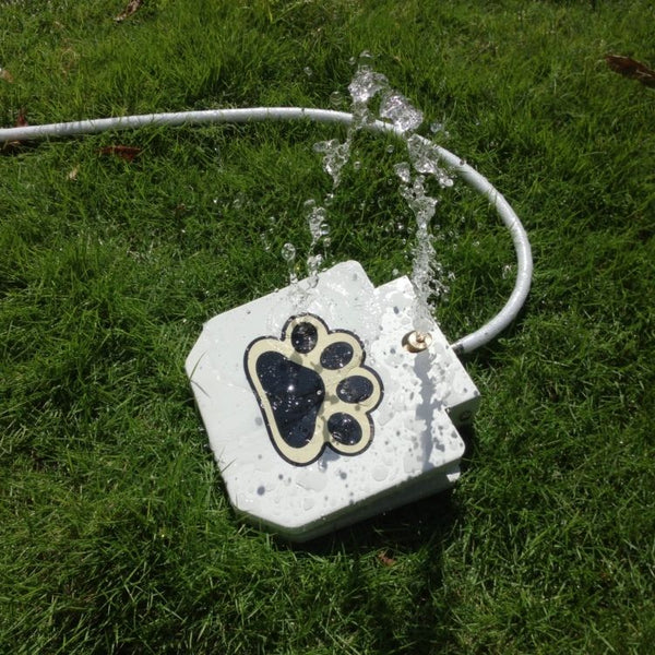 Water Fountain Dog Sprinkler Dispenser Paw Activated for pets