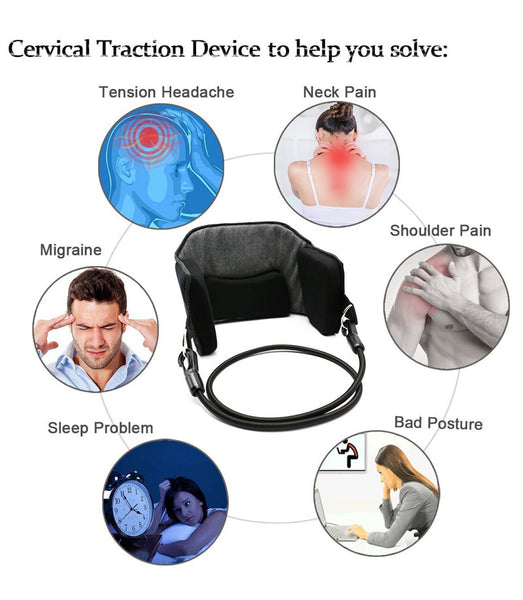 Office Neck Pain Relief Relax Hammock Massager Napping Sleep Pillow Foam Cushion