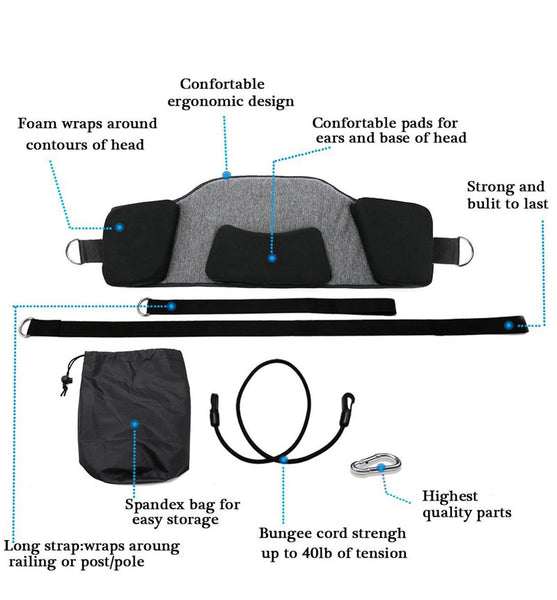 Office Neck Pain Relief Relax Hammock Massager Napping Sleep Pillow Foam Cushion