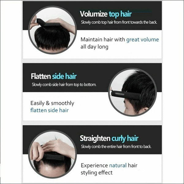 New Electric Comb Brush Curling Hair Straightener For Men Style Hair Hairstyling