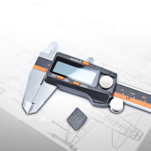 Stainless Steel Digital Ruler Vernier LCD Caliper Gauge Micrometer Measure Tools
