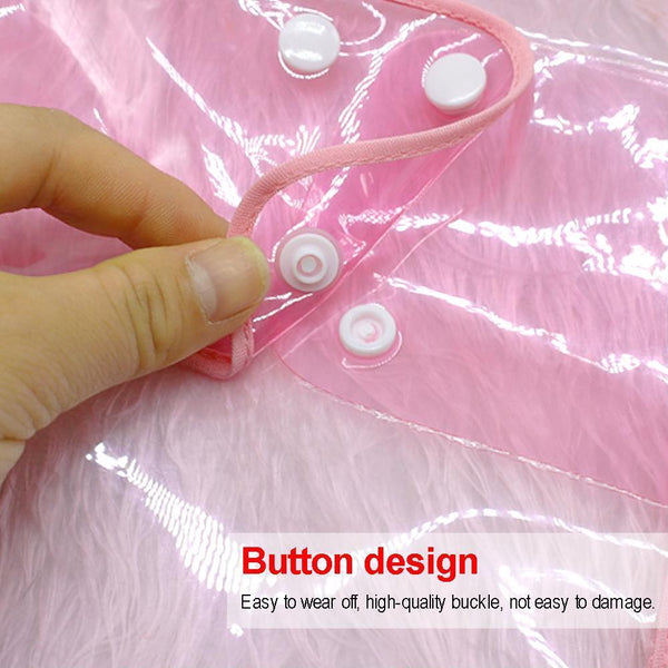 Dog Pet Cat Raincoat Lightweight Clothes Rain Raining Jacket Poncho Transparent