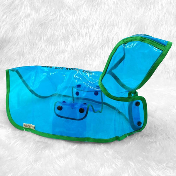 Dog Pet Cat Raincoat Lightweight Clothes Rain Raining Jacket Poncho Transparent