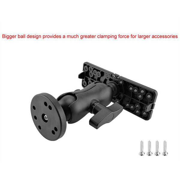Marine Boat Kayak Fishfinder Fish finder Swivel Ball Mount Base Mounting Plate