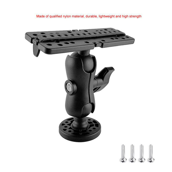 Marine Boat Kayak Fishfinder Fish finder Swivel Ball Mount Base Mounting Plate