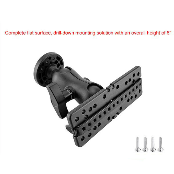 Marine Boat Kayak Fishfinder Fish finder Swivel Ball Mount Base Mounting Plate