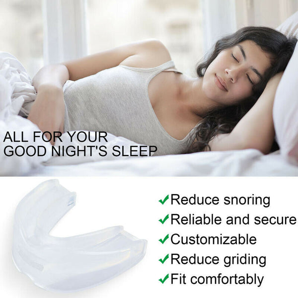 Anti Snore Stop Snoring Tongue Mouth Good Night Sleep Aid No Stop Apnea Guard