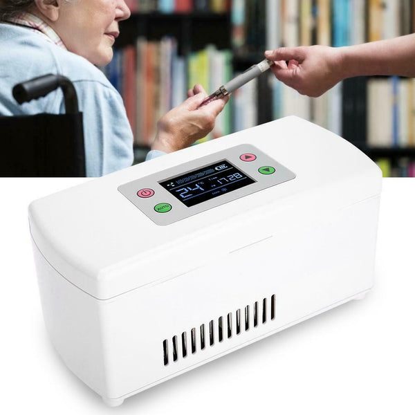 Travel Outdoor Medicine Freezer Mini Fridge Case Diabetic Insulin Cooler Box