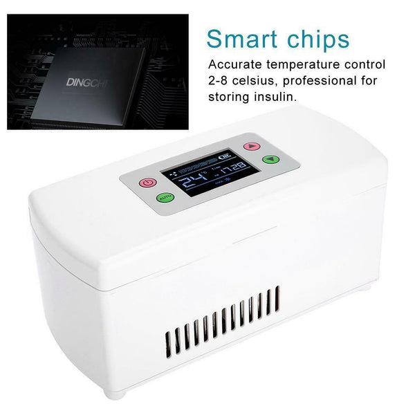 Travel Outdoor Medicine Freezer Mini Fridge Case Diabetic Insulin Cooler Box