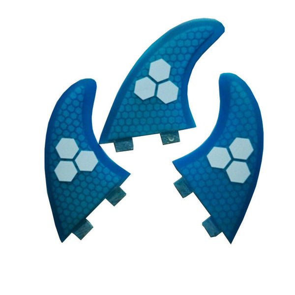 Fiberglass Fin Set Surfing FCS G5 Thruster Water Surf Board Sport Surfboard Fins