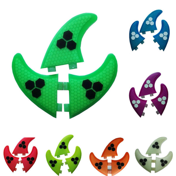 Fiberglass Fin Set Surfing FCS G5 Thruster Water Surf Board Sport Surfboard Fins