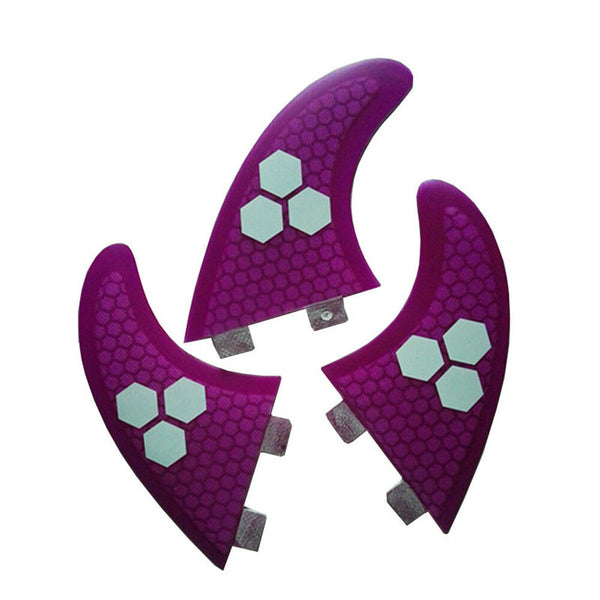Fiberglass Fin Set Surfing FCS G5 Thruster Water Surf Board Sport Surfboard Fins