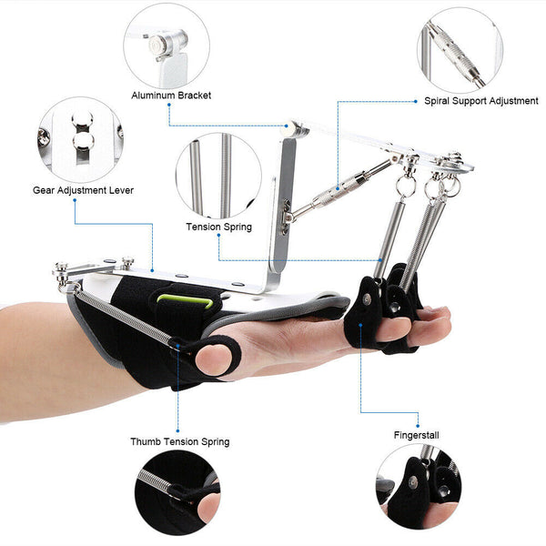 Wrist Finger Orthosis Train Hand Physiotherapy Rehabilitation Stroke Hemiplegia