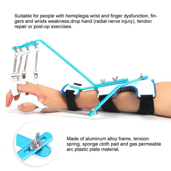 Wrist Finger Orthosis Train Hand Physiotherapy Rehabilitation Stroke Hemiplegia