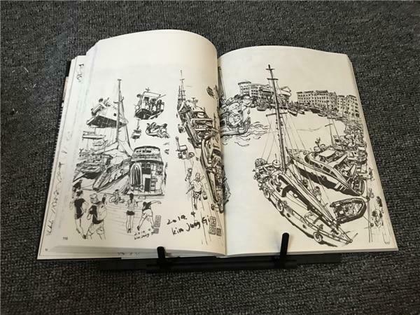 Kim Jung Gi kim Junggi Design Sketch Manuscript Line Tattoo Flash Drawing Book x 2