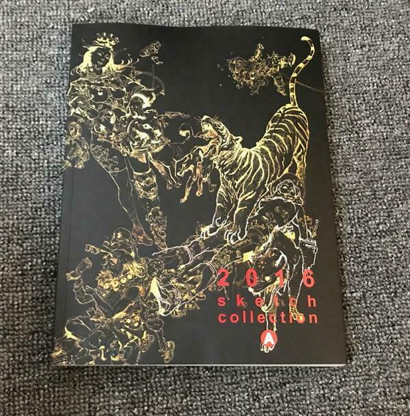 Kim Jung Gi kim Junggi Design Sketch Manuscript Line Tattoo Flash Drawing Book x 2