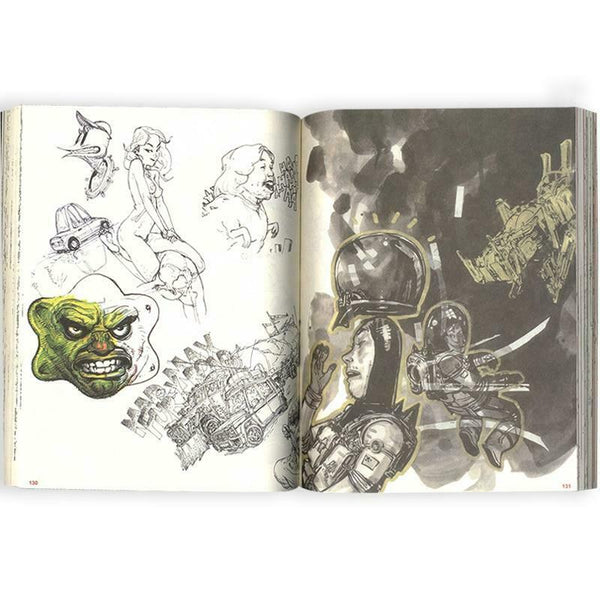 Kim Jung Gi kim Junggi Design Sketch Manuscript Line Tattoo Flash Drawing Book x 2