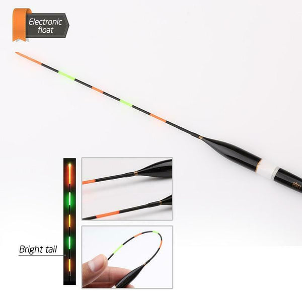 3X Glowing Glow LED Bait Fishing Lure Float Night Light Tackle Luminous Bobber