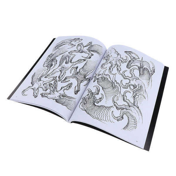 Dragon Claw Tattoo Flash Drawing Painting Art Design Manuscript Sketch Line Book