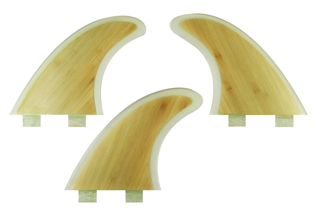 Surfboard Tri Fins FCS Fiberglass Bamboo Honeycomb G5 Surf Surfing Thruster