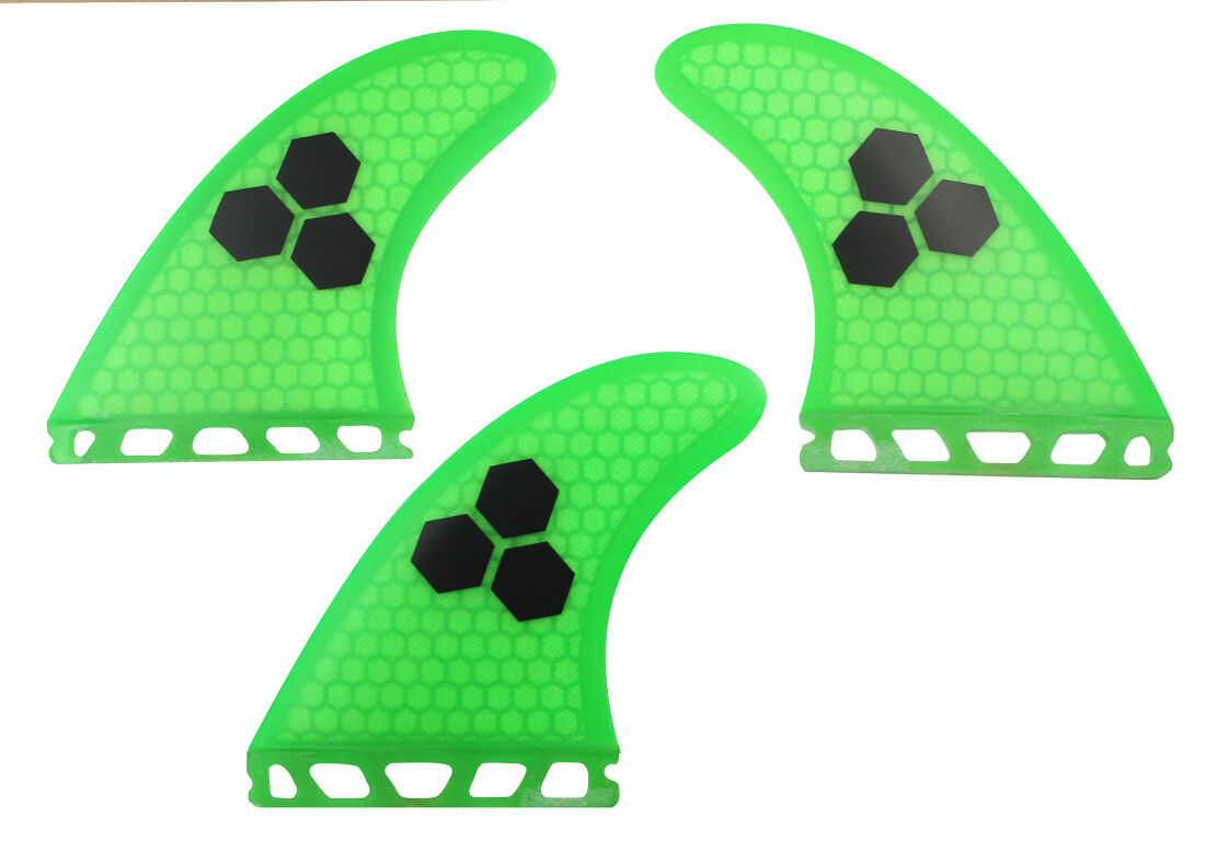 Surfboard Tri fins Future Green Fiberglass Honeycomb Flex G5 Surfing Thruster