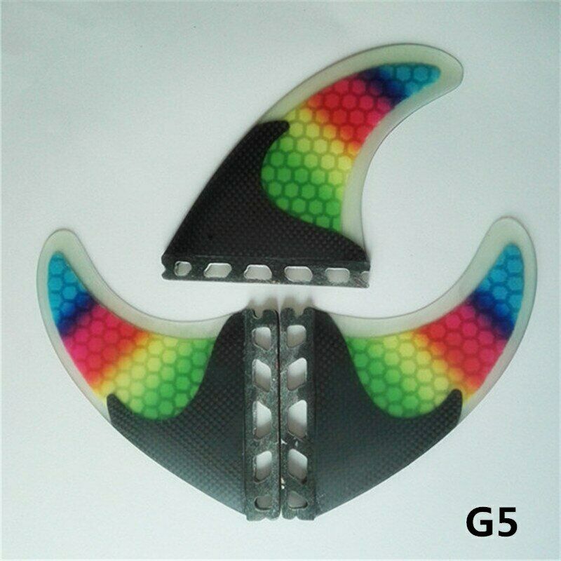 Surfboard Tri fins Future Colorful Fiberglass Honeycomb Flex G5 Surfing Thruster