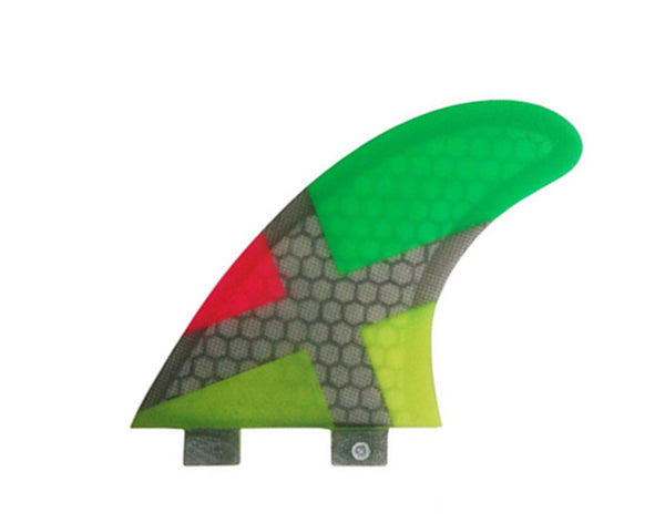 Surfboard Tri Fins FCS Fiberglass Honeycomb Multi Color G5 Sea Surfing Thruster