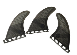 Surfboard Tri fins Future Gray Fiberglass Honeycomb Flex G5 Surfing Thruster