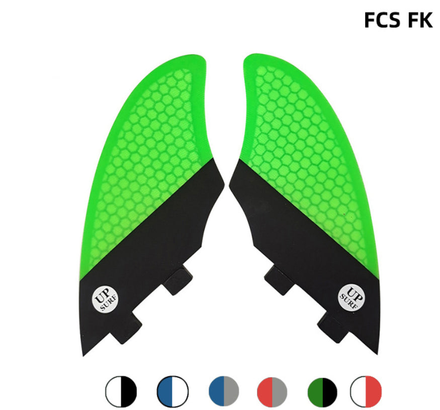 Pilot Twin Fins Fiberglass FCS Honeycomb Surf FK Dual 2 Color Surfing Thruster