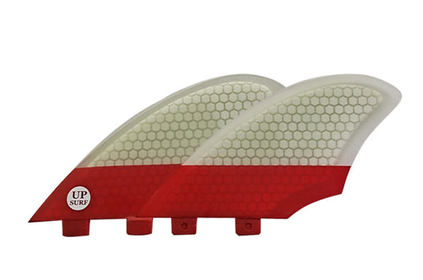 Pilot Twin Fins Fiberglass FCS Honeycomb Surf FK Dual 2 Color Surfing Thruster