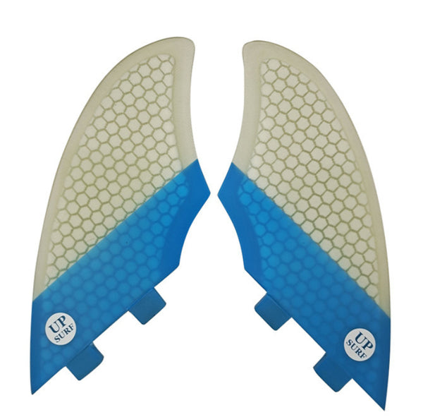 Pilot Twin Fins Fiberglass FCS Honeycomb Surf FK Dual 2 Color Surfing Thruster
