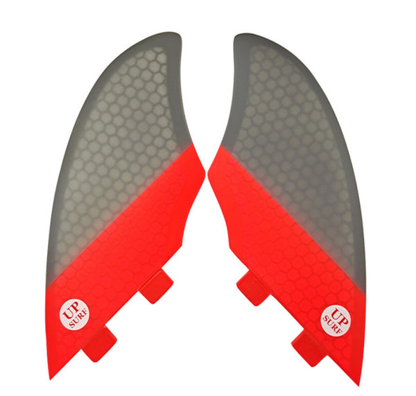 Pilot Twin Fins Fiberglass FCS Honeycomb Surf FK Dual 2 Color Surfing Thruster
