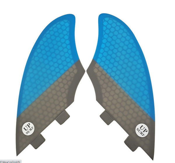 Pilot Twin Fins Fiberglass FCS Honeycomb Surf FK Dual 2 Color Surfing Thruster