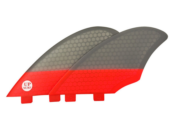Pilot Twin Fins Fiberglass FCS Honeycomb Surf FK Dual 2 Color Surfing Thruster