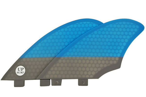 Pilot Twin Fins Fiberglass FCS Honeycomb Surf FK Dual 2 Color Surfing Thruster