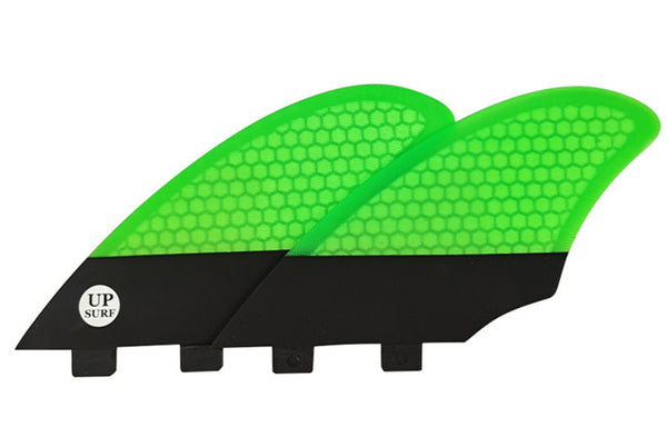Pilot Twin Fins Fiberglass FCS Honeycomb Surf FK Dual 2 Color Surfing Thruster
