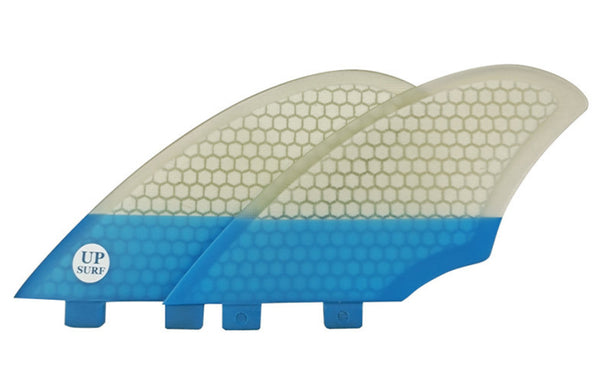 Pilot Twin Fins Fiberglass FCS Honeycomb Surf FK Dual 2 Color Surfing Thruster