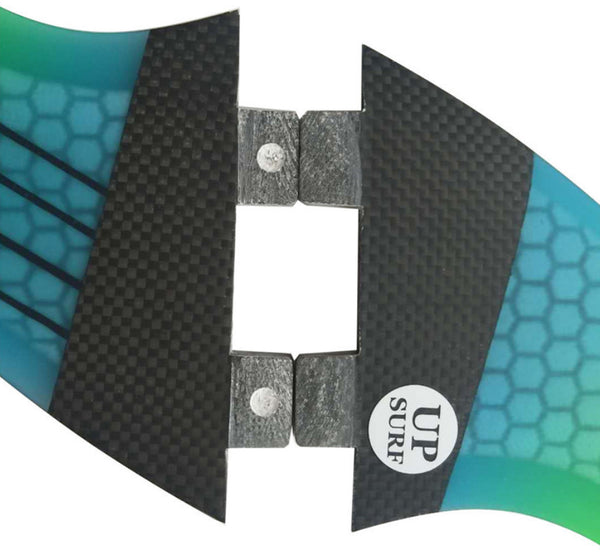 Surfboard Tri Fins FCS Fiberglass Honeycomb Multi Color G5 Sea Water Sport Surfing Thruster