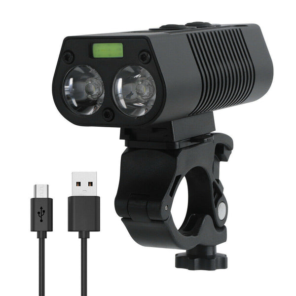 Waterproof Mountain Bike Cycling Bicycle Front Head Power LED Light Lights Lamp