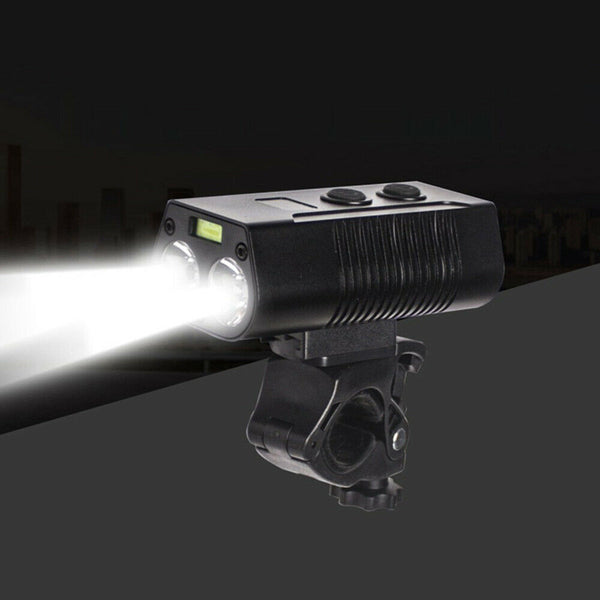Waterproof Mountain Bike Cycling Bicycle Front Head Power LED Light Lights Lamp