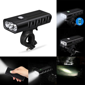 5200 mAh Bicycle Cycling Flashlight MTB Road Bike Front Headlight Kit LED Light