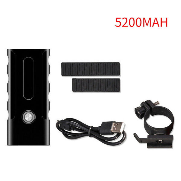 5200 mAh Bicycle Cycling Flashlight MTB Road Bike Front Headlight Kit LED Light